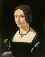 Portrait of a Lady as Saint Lucy. Artist: Boltraffio, Giovanni Antonio (1467-1516)