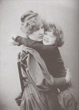 Constance Wilde with son Cyril. Artist: Anonymous