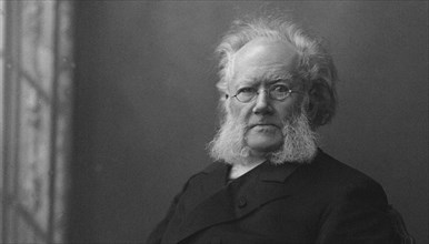 Portrait of Henrik Ibsen (1828-1906). Artist: Anonymous