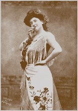 Emma Calvé as Carmen. Artist: Dupont, Aimé (1842-1900)