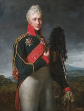 Portrait of Arkadi Alexandrovich Suvorov (1784-1811), Count Rymniksky, 1805. Artist: Mosnier, Jean Laurent (1743/44-1808)