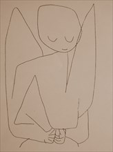Forgetful Angel (Vergesslicher Engel), 1939. Artist: Klee, Paul (1879-1940)