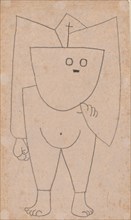 Christian ghost (Christliches Gespenst), 1939. Artist: Klee, Paul (1879-1940)