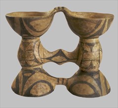 Binocular-Form Vessel, 4250-3850 BC. Artist: Prehistoric Russian Culture