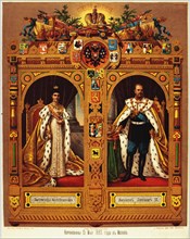 Coronation of Alexander III Sheet, 1883. Artist: Anonymous