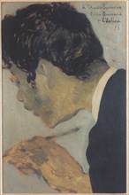 Portrait of Pierre Bonnard (1867-1947), 1891. Artist: Vuillard, Édouard (1868-1940)