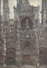 The Rouen Cathedral. The portal as seen from the front, 1892. Artist: Monet, Claude (1840-1926)