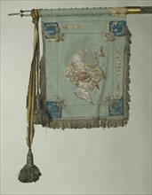 The Standard of Saint George of the His Majesty's Life-Guards Cuirassier Regiment, c. 1830. Artist: Flags, Banners and Standards