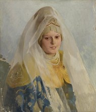 Boyar's Wife. Artist: Lebedev, Klavdi Vasilyevich (1852-1916)
