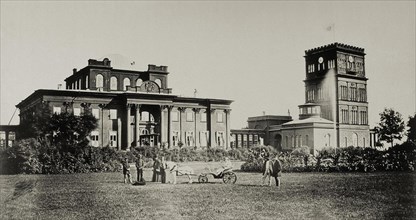 The Paskevich Residence in Gomel, 1860s. Artist: Bianchi, Giovanni (1812-1893)