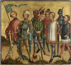 Saint Gereon of Köln with soldiers, ca 1460. Artist: Master of Cologne (active ca 1500)