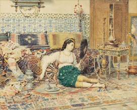 La belle orientale. Artist: Firmin-Girard, François-Marie (1838-1921)