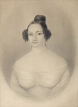 Portrait of Ekaterina Alexandrovna Sushkova (1812-1868), 1844. Artist: Tikhobrazov, Nikolay Ivanovich (1818-1874)