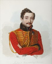 Portrait of Vladimir Dmitrievich Bakaev (1810-1871), 1839. Artist: Klünder, Alexander Ivanovich (1802-1875)