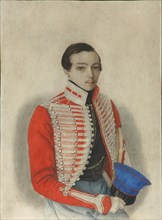 Portrait of Alexander Ivanovich Bezobrazov, 1839. Artist: Anonymous