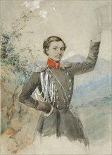 Portrait of Semyon Dmitrievich Lisanevich (1822-1877), 1847-1849. Artist: Corradini, G.V. (active 1840-1850s)