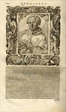 Portrait of Christopher Columbus. (From Elogia virorum bellica virtute illustrium by Paolo Giovio),  Artist: Anonymous