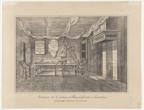 Interior of the Czar Peter House in Zaandam, 1697, Mid of the 19th century. Artist: Anonymous