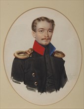 Portrait of Platon Ivanovich Panshin (1817-1863), 1841. Artist: Klünder, Alexander Ivanovich (1802-1875)