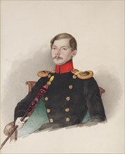 Portrait of Vasily Vasilievich Engelhardt (1814-1868), 1839-1840. Artist: Klünder, Alexander Ivanovich (1802-1875)