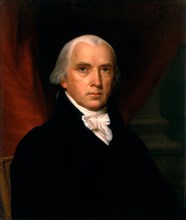 Portrait of James Madison (1751-1836), 1816. Artist: Vanderlyn, John (1775-1852)