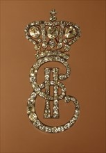Catherine II's Monogram for the Maids of Honour, Between 1775 and 1780. Artist: Orders, decorations and medals