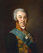 Portrait of Count Nikolai Petrovich Sheremetev (1751-1809), 1800s. Artist: Argunov, Nikolai Ivanovich (1771-after 1829)