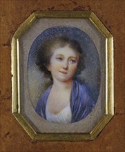 Portrait of Maria Alexeevna Lvova, First quarter of 19th century. Artist: Anonymous