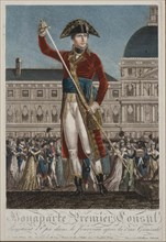 Napoleon Bonaparte as First Consul. Artist: Chataignier, Alexis (1772-1817)