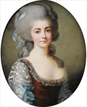 Portrait of the opera singer Antoinette Saint-Huberty (1756-1812), c. 1780. Artist: Vigée-Lebrun, Marie Louise Elisabeth (1755-1842)