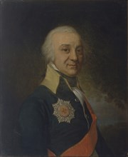 Portrait of the Pavel Stepanovich Runich (1747-1825), c. 1800. Artist: Borovikovsky, Vladimir Lukich (1757-1825)