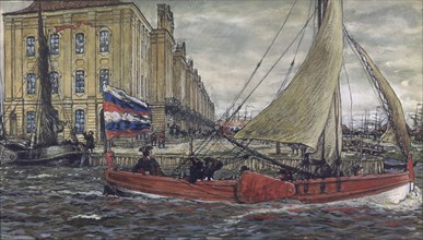 The Botik of Peter the Great, 1906. Artist: Lanceray (Lansere), Evgeny Evgenyevich (1875-1946)
