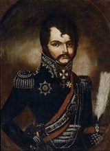 Portrait of Vasily Orlov-Denisov (1775-1843). Artist: Anonymous