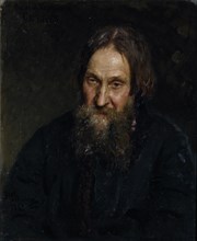 Portrait of Vasily Kirillovich Syutayev (1819-1892), 1882. Artist: Repin, Ilya Yefimovich (1844-1930)