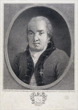 Portrait of the architect Giacomo Quarenghi (1744-1817), Late 18th cent.. Artist: Saunders, Joseph (active Early 19th cen.)
