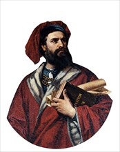 Marco Polo, 1867. Artist: Podio, Enrico (active 1860s)