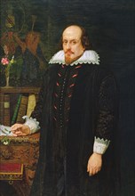 Portrait of William Shakespeare (1564-1616), 1849. Artist: Brown, Ford Madox (1821-1893)