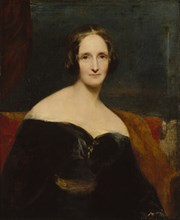 Mary Shelley, 1840. Artist: Rothwell, Richard (1800-1868)