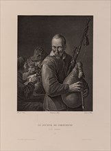 The Bagpiper. Artist: Helman, Isidore Stanislas (1743-1806/9)