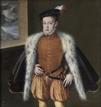 Don Carlos, Prince of Asturias, 1555-1559. Artist: Sánchez Coello, Alonso (1531-1588)