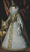 Portrait of Margarita of Austria (1584?1611), 1606. Artist: Pantoja de la Cruz, Juán (1553-1608)