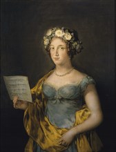 Portrait of Manuela Téllez Girón y Pimentel (1794-1838), Duchess of Abrantes, 1816. Artist: Goya, Francisco, de (1746-1828)