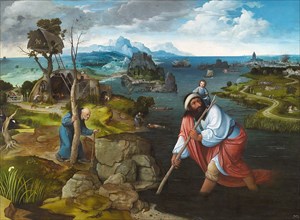 Landscape with Saint Christopher, ca 1524. Artist: Patinir, Joachim (ca. 1480-1524)