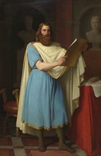 Alaric II, Visigothic King, 1856. Artist: Esquivel y Rivas, Carlos María (1830-1867)