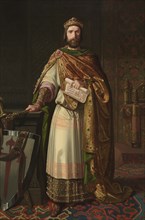 King Ferdinand II of León, 1850. Artist: Lozano, Isidoro (active 1850s)
