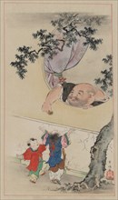 Hotei, 1878. Artist: Hasegawa, Settei (1819-1882)