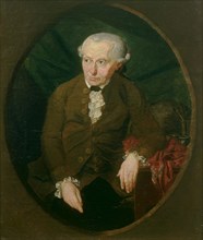 Portrait of Immanuel Kant (1724-1804), 1791. Artist: Doepler (Doebler), Gottlieb (1762-c. 1810)