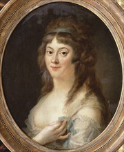 Portrait of Madame Roland (1754-1793), 1792. Artist: Heinsius, Johann Julius (1740-1812)
