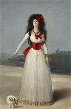 Portrait of María Cayetana de Silva (1762-1802), 13th Duchess of Alba, 1795. Artist: Goya, Francisco, de (1746-1828)