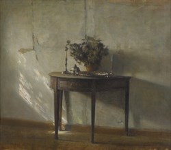 A sunlit interior. Artist: Holsøe, Carl (1863-1935)